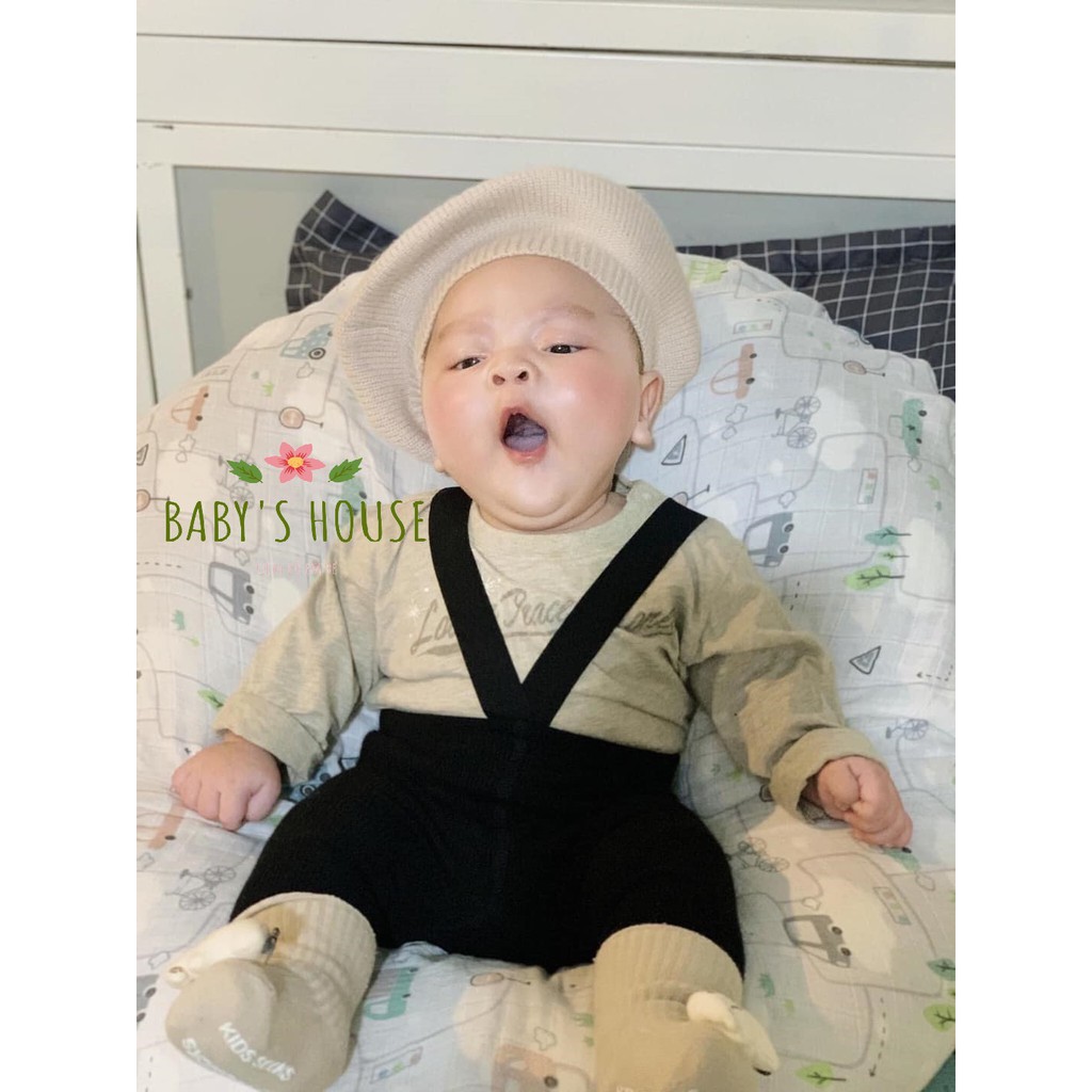Mũ nồi len trơn phong cách hàn quốc đáng yêu cho bé  MN78 Nana Baby
