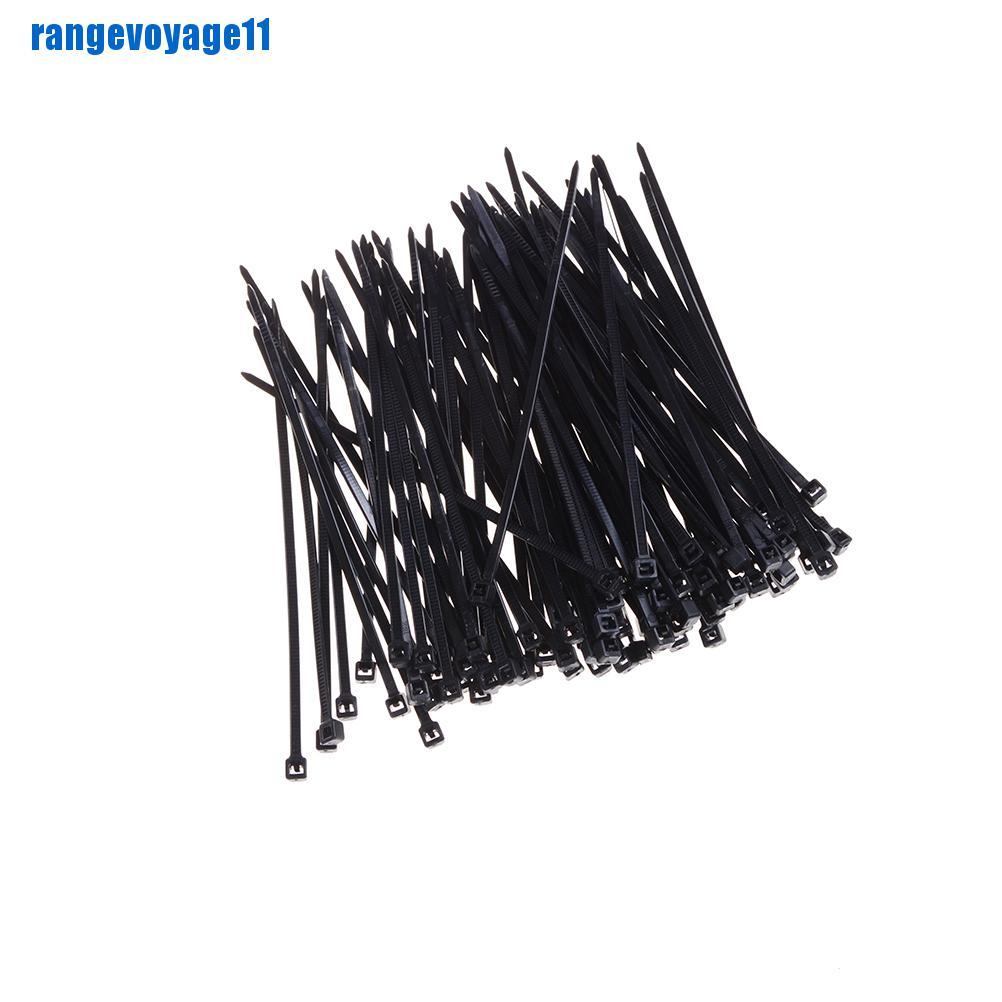 Bộ 100 dây buộc bằng nylon nhiều màu sắc tiện dụng