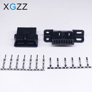 Ổ CắM 16 Pin OBD2 OBD-II OBD 2 Female Cho VW GM Wuling