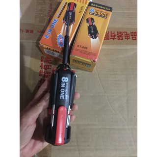 TUỐC NƠ VIT ĐA NĂNG CÓ ĐÈN 8 IN 1
