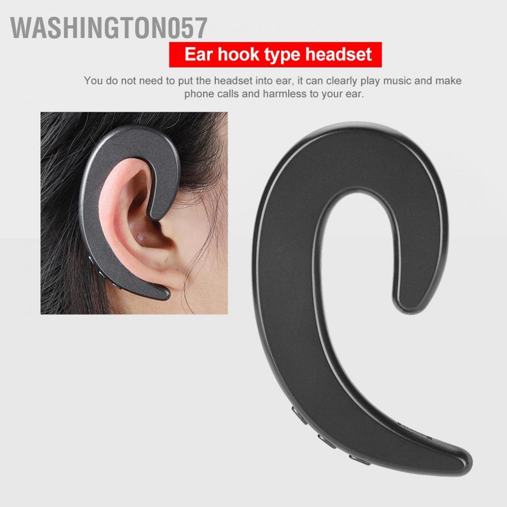 Hàng Hot Tai nghe rảnh tay Tai nghe Bluetooth Tai nghe không dây dẫn xương không đau Tai nghe tai nghe Hàng giao ngayWashington057