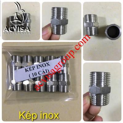 Kép inox ren ngoài 21 (hay còn gọi là ren 15, ren 1/2)