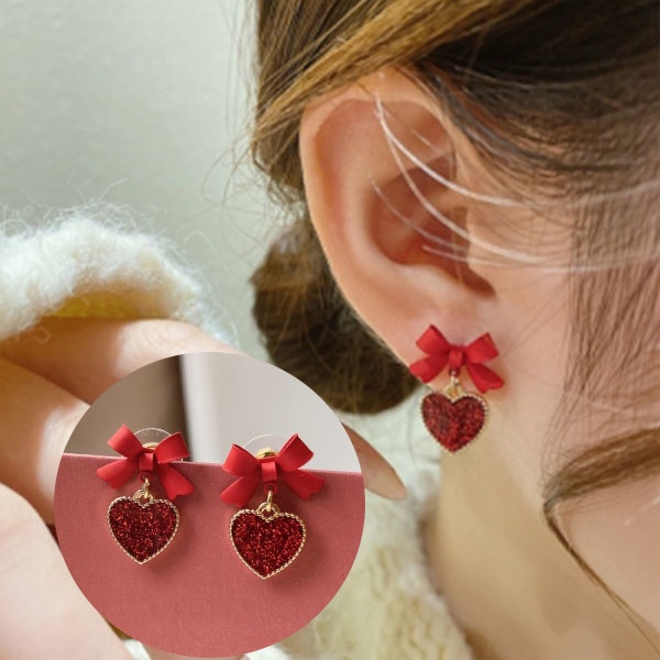 Bông Tai Phong Cách Giáng Sinh Hàn Quốc Thời Trang Cho Nữ