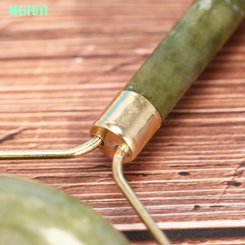 [Hàng mới về] Cây lăn và tấm guasha mát xa mặt và cơ thể bằng ngọc bích tự nhiên