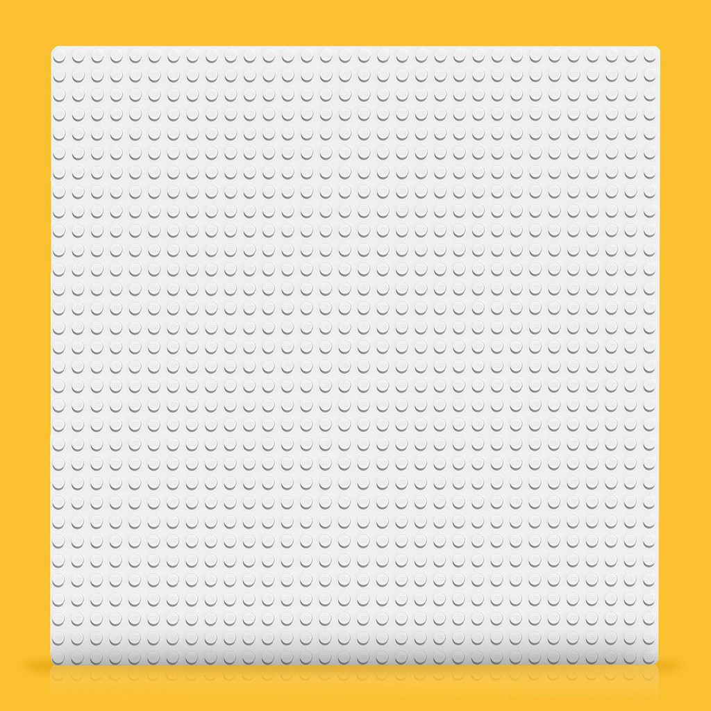 LEGO CLASSIC 11010 Đế Lắp Ráp Màu Trắng ( 1 Chi tiết) Đồ chơi lắp ráp giáo dục sáng tạo