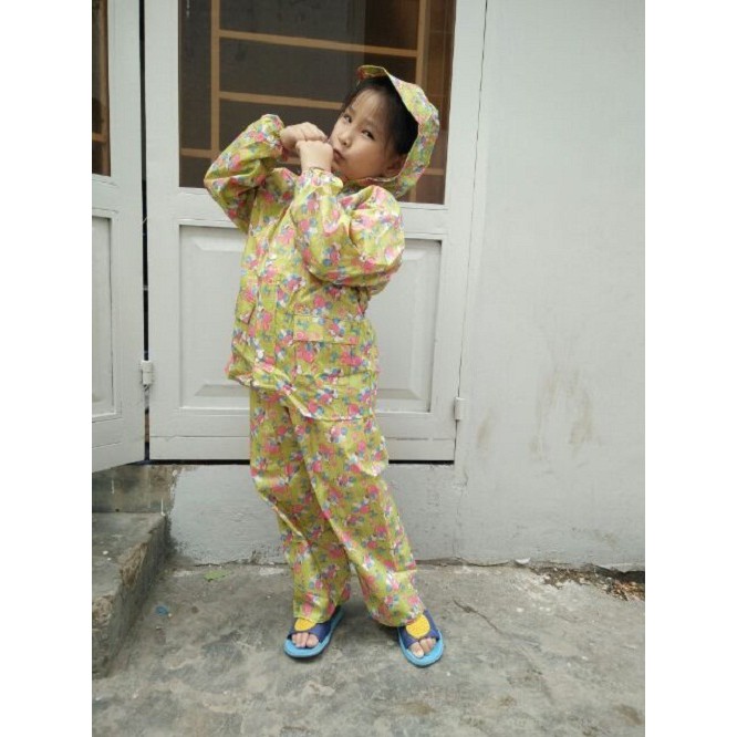 Áo mưa bộ trẻ em