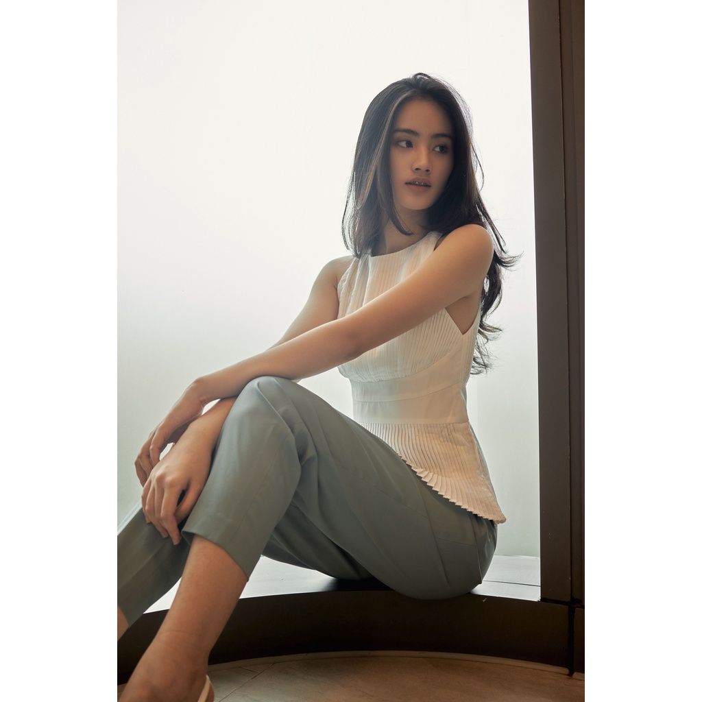 MARQUISE - Áo sát nách xếp ly HALTER TOP WITH ACCORDION PLEAT 010203