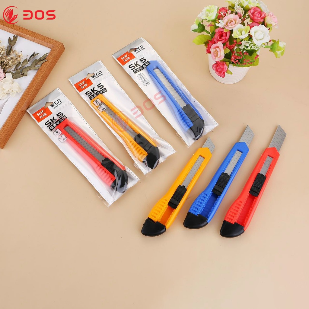 Dao Rọc Giấy Shif 8115 Size Lớn Lưỡi 18mm Cao Cấp 30S
