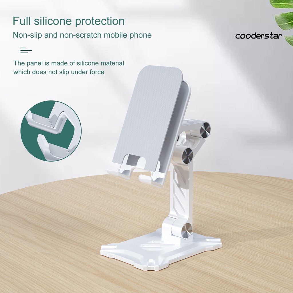 Giá Đỡ Điện Thoại / Máy Tính Bảng Bằng Hợp Kim Nhôm Có Thể Điều Chỉnh Và Gập Lại