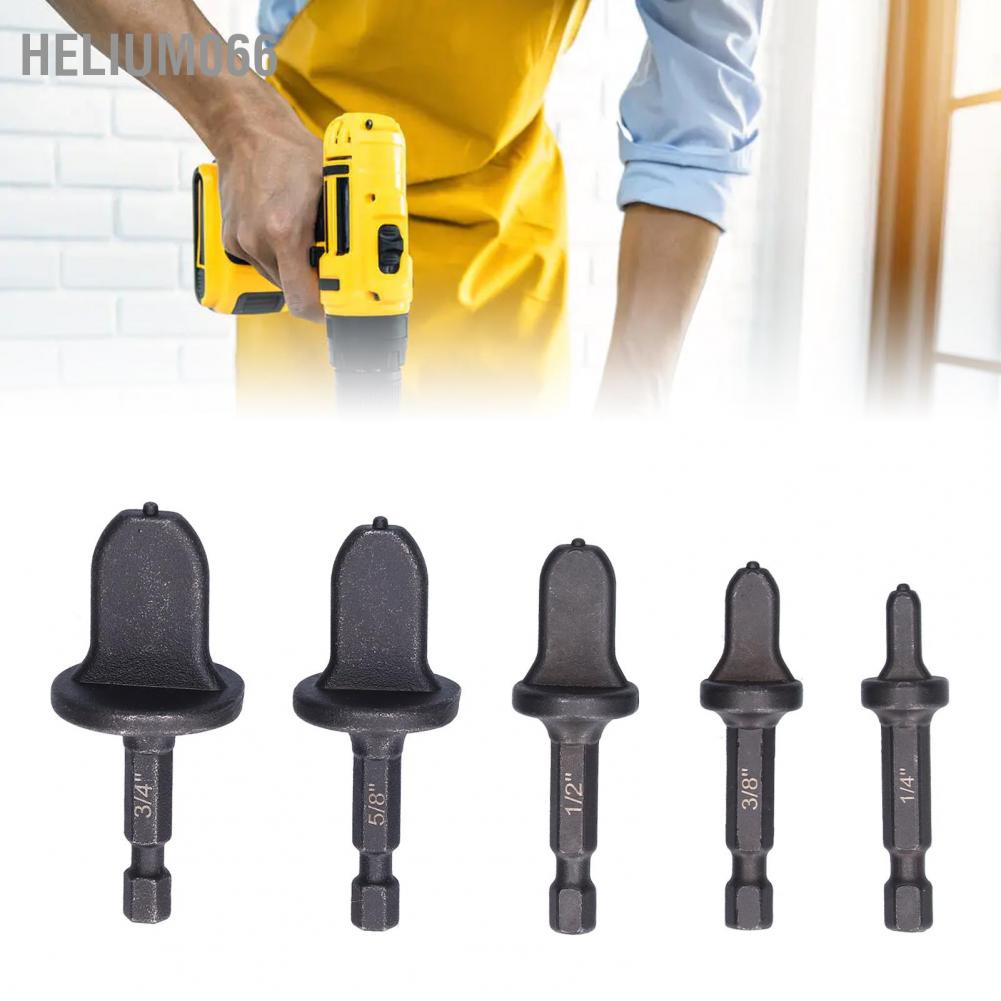 Bộ mở rộng ống 5 cái 1 / 4in Hex Xử lý chuyển đổi thép carbon cao cho máy điều hòa không khí Helium066