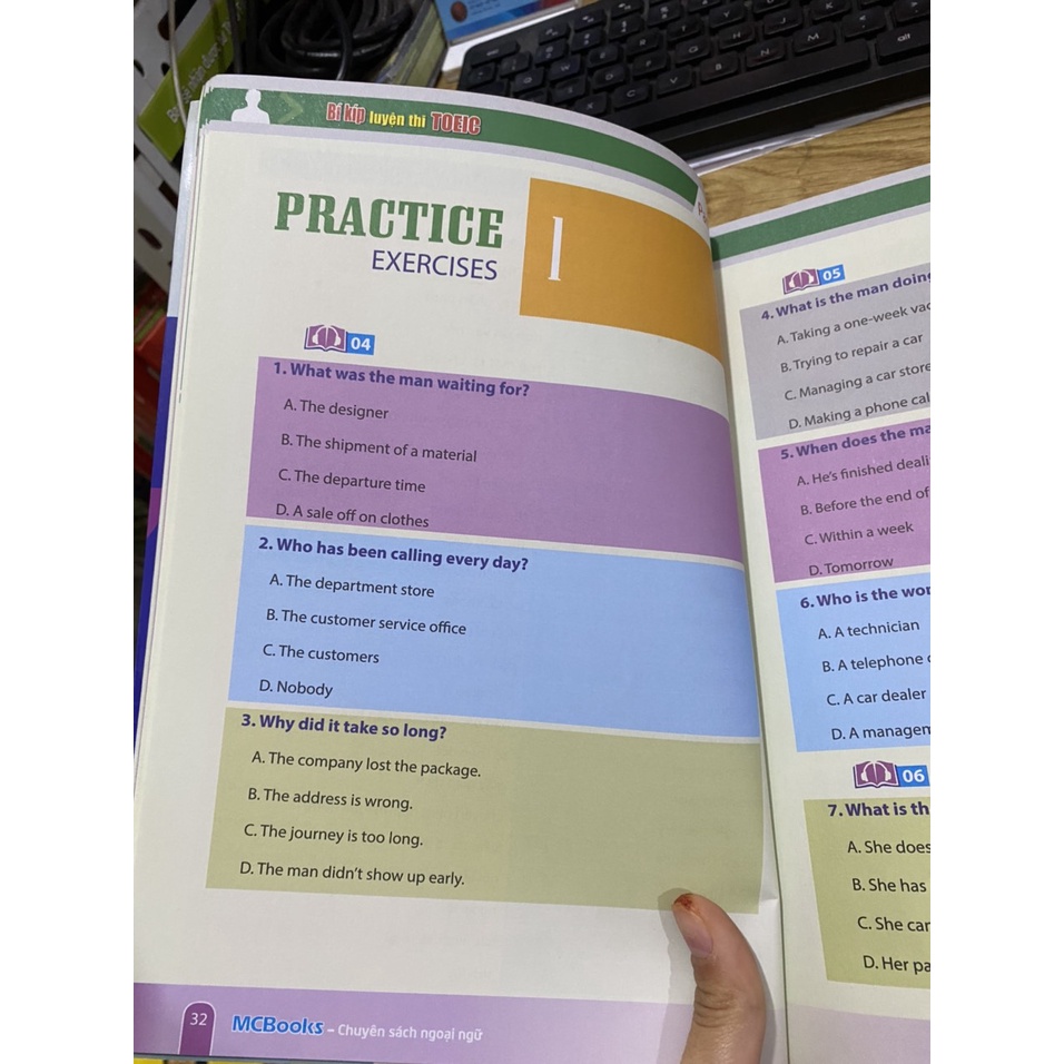 Sách - Bí kíp luyện thi TOEIC part 3 chuyên đề luyện nghe