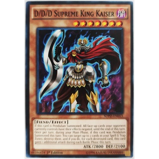 [Thẻ Yugioh] D/D/D Supreme King Kaiser |EN| Common