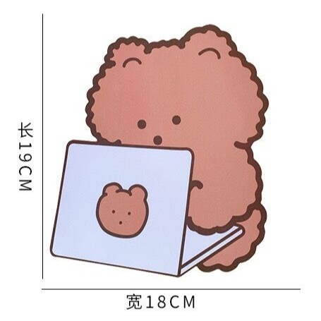 Tấm lót chuột thiết kế hình gấu / chuột hoạt hình dễ thương | BigBuy360 - bigbuy360.vn