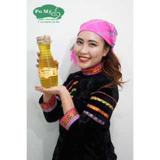 Mật ong bạc hà hà giang chai 1lít