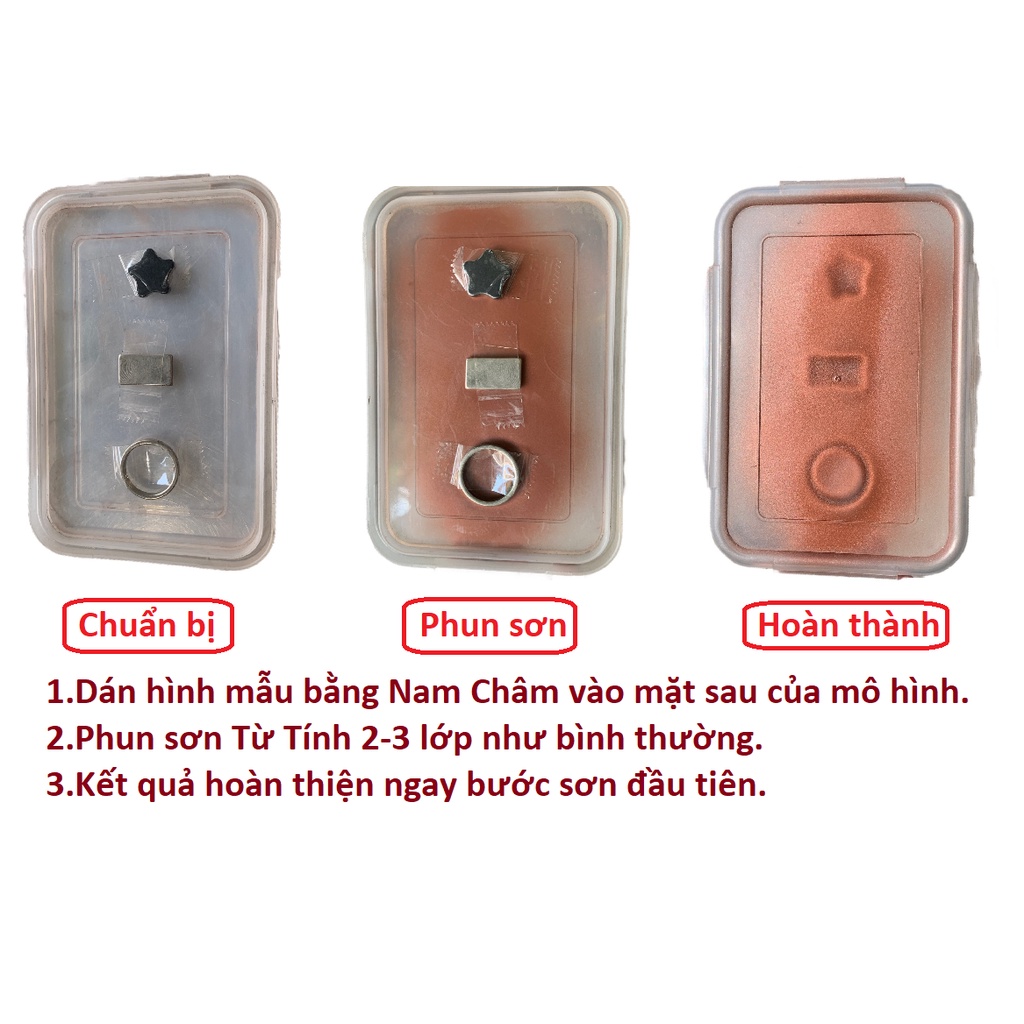 50g Sơn Từ Tính tạo hình 3D màu Vàng Thau Sậm (TT-63002)