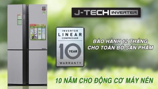 Tủ lạnh Sharp Inverter 626 lít SJ-FX631V-SL (2018) (Miễn phí giao tại HCM-ngoài tỉnh liên hệ shop)