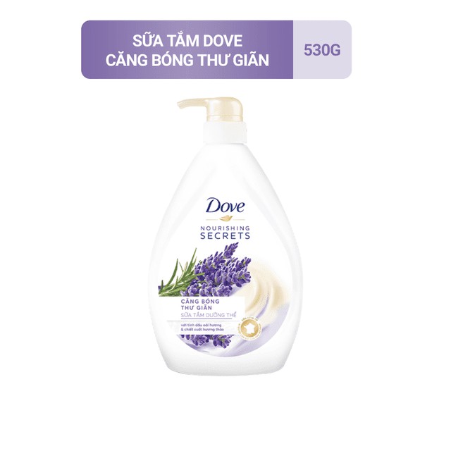 Sữa tắm dưỡng thể thử giãn Dove Nourishing Secrets Hương Thảo Oải Hương 530g