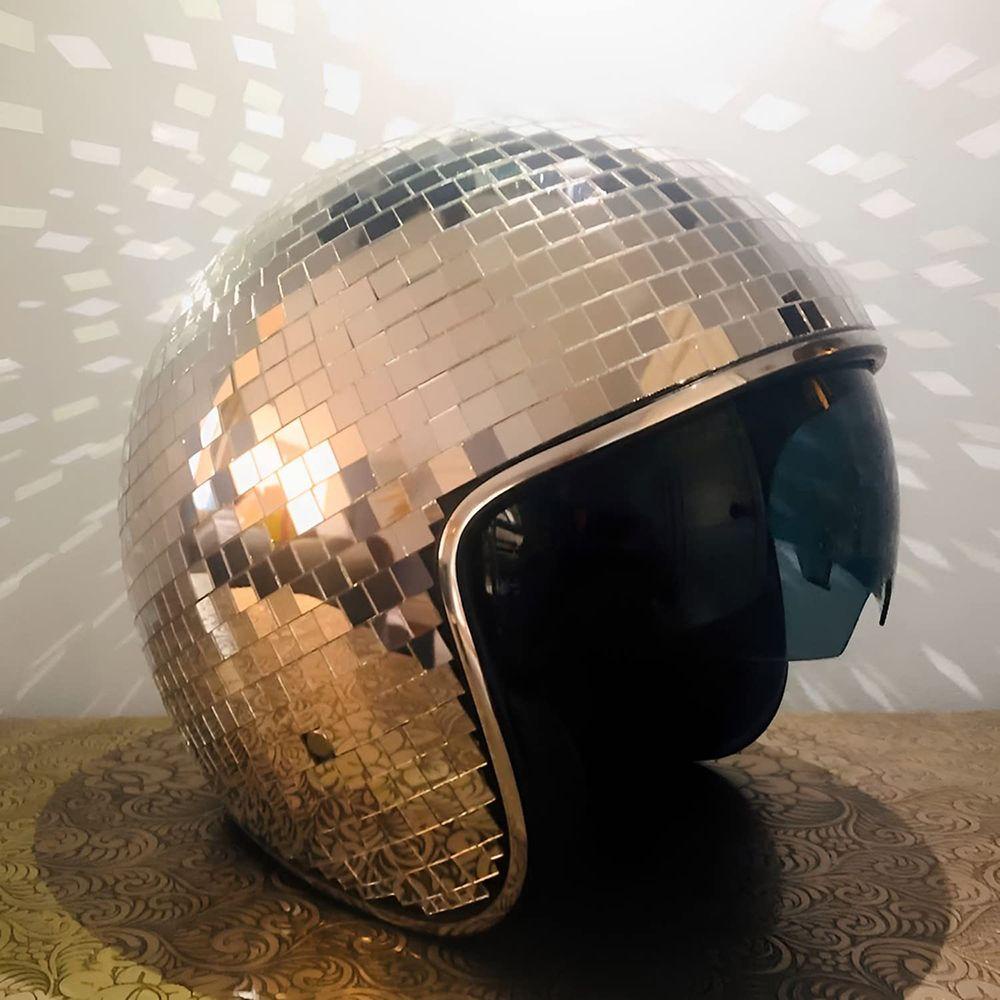 Mũ Cao Bồi Disco Đính Bóng Lông Lấp Lánh