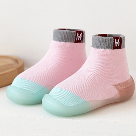 Đôi Vớ Cotton Đế Cao Su Chống Trượt In Họa Tiết Hoạt Hình Cho Bé Sơ Sinh
