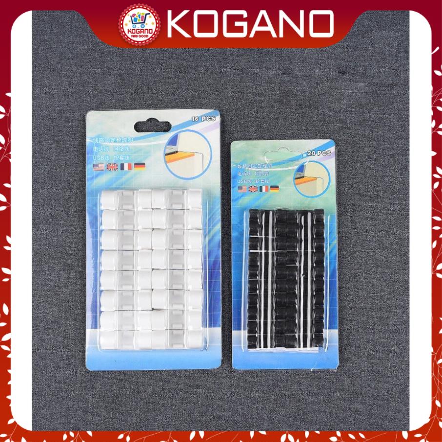 Nẹp dây điện KOGANO luồn dây điện, sạc, chuột, bàn phím gọn gàng bàn làm việc HG-001200
