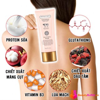 Tẩy da chết Double Milk