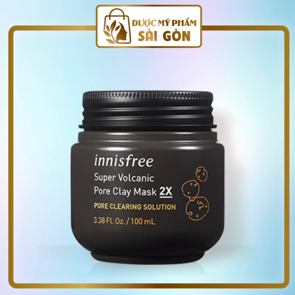 Mặt nạ đất sét Innisfree Super Volcanic Pore Clay Mask 2X