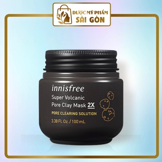 ✅ (HÀNG CHUẨN AUTHENTIC) Mặt nạ đất sét Innisfree Super Volcanic Pore Clay Mask 2X