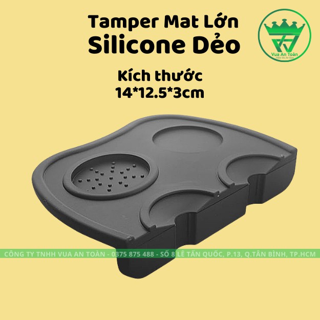 Tamper Mat Lớn Silicon Dẻo Kích thước 14*12.5*3cm