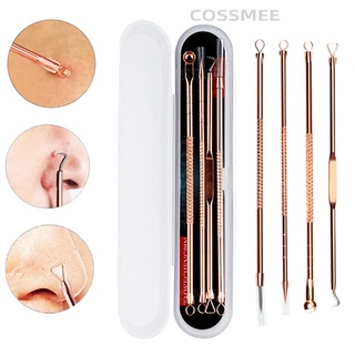 Bộ 4 Cây Kim Nặn Mụn Đầu Đen Làm Sạch Da Mặt Tiện Lợi
