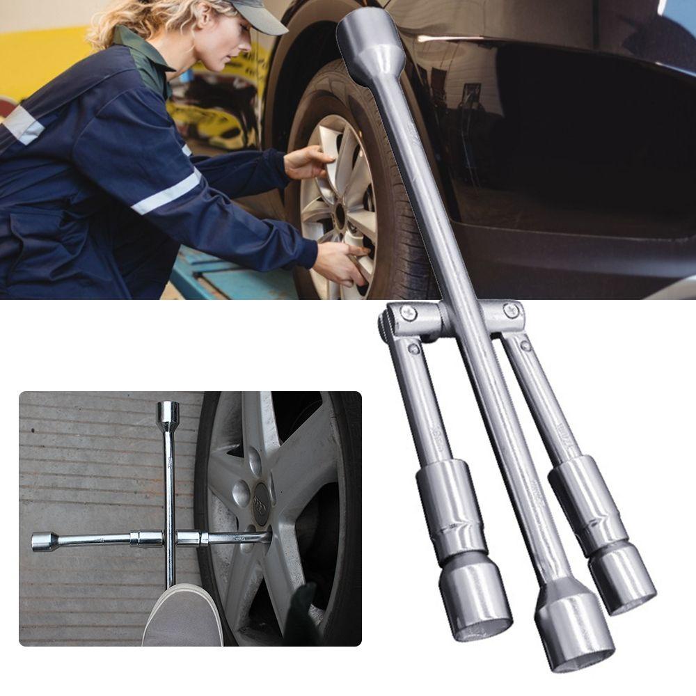 Cờ Lê Chữ Thập Bằng Thép Chrome Vanadium Có Thể Gập Lại Chuyên Dụng Tháo Gỡ Lốp Xe Hơi