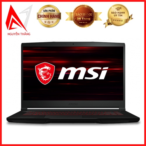 Laptop MSI Thin GF63 10SC- 020VN ( 15.6&quot; Full HD/ 144Hz/Intel Core i7-10750H/8GB/512GB SSD/NVIDIA GeForce GTX 1650 new