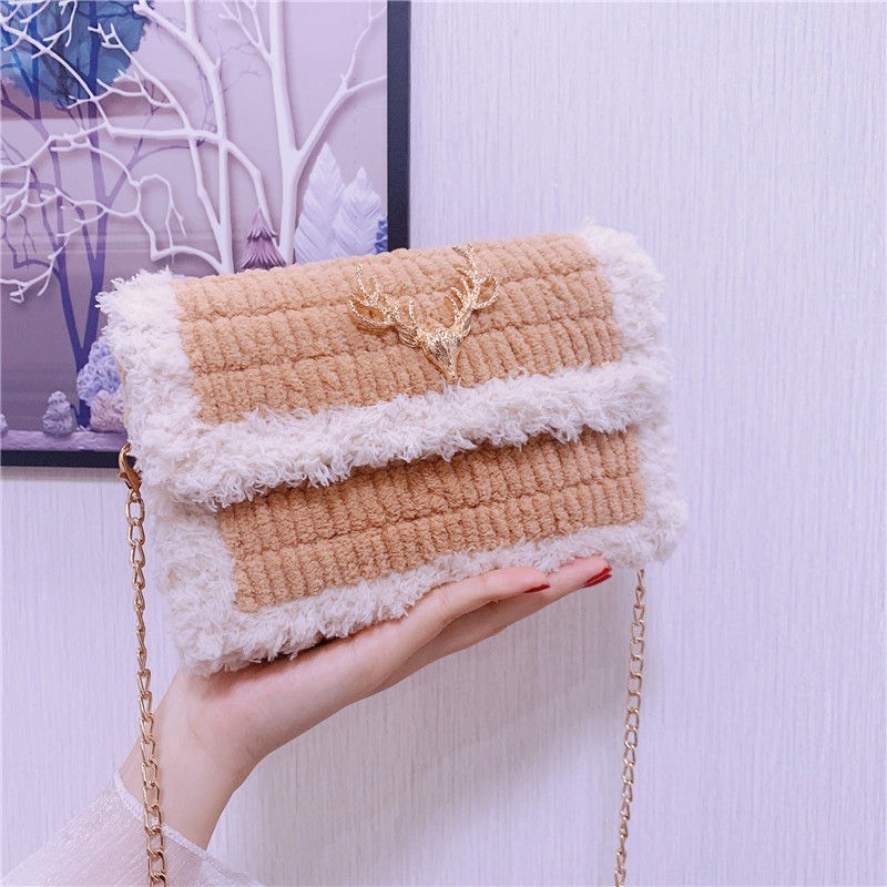 Mác Trang Trí Sừng Hươu ❤️ Phụ Kiện Gắn Túi Handmade - Túi Tự Đan ❤️