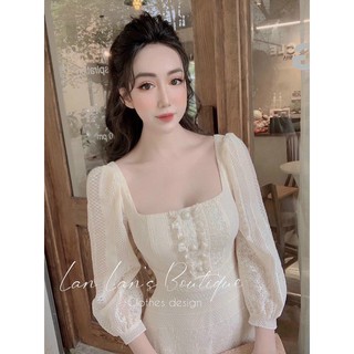 ĐẦM REN NÚT NGỌC