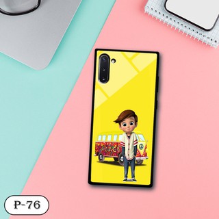 Ốp lưng kính 3D Samsung Galaxy Note 10- hình cute