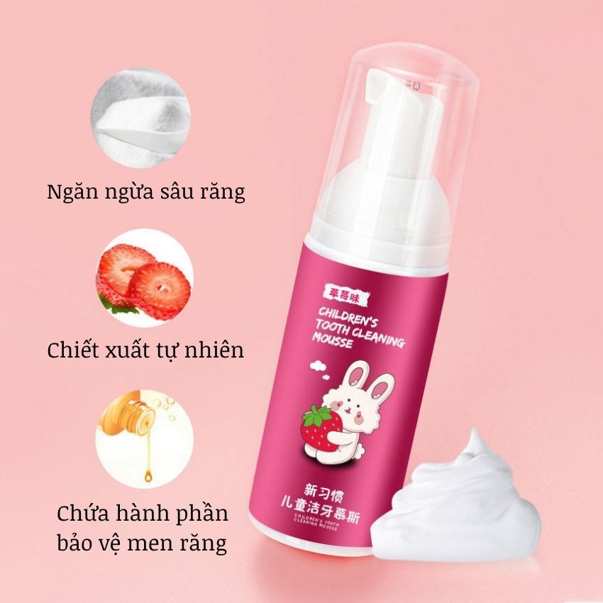 Bàn Chải Đánh Răng Chữ U Silicon Cao Cấp Và Kem Đánh Răng Dạng Bọt Trẻ Em - G92