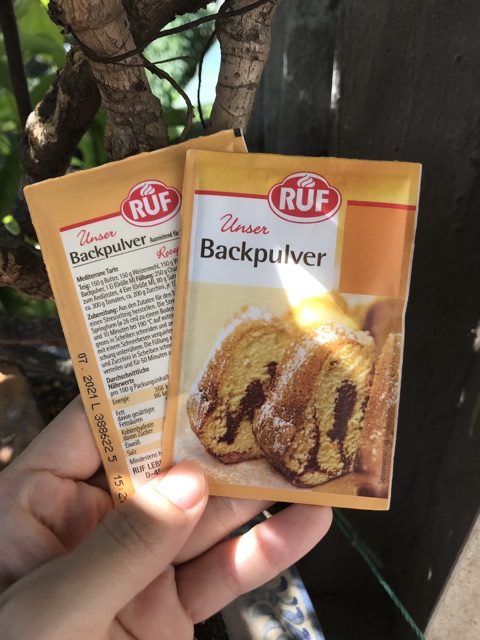 Bột nở/ bột nổi / baking powder RUF 15gr - Date: 4/2022