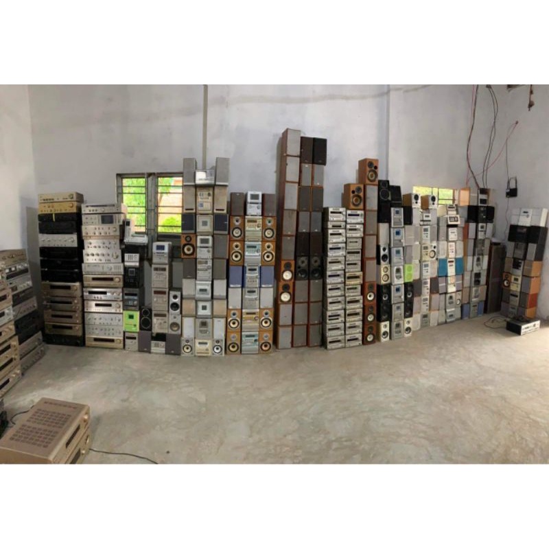 Cặp loa nghe nhạc mini Nhật thương hiệu Sony, Aiwa, Denon, Panasonic, Victor