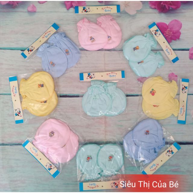 1 bịch 1 đôi bao tay 1 đôi bao chân cho bé