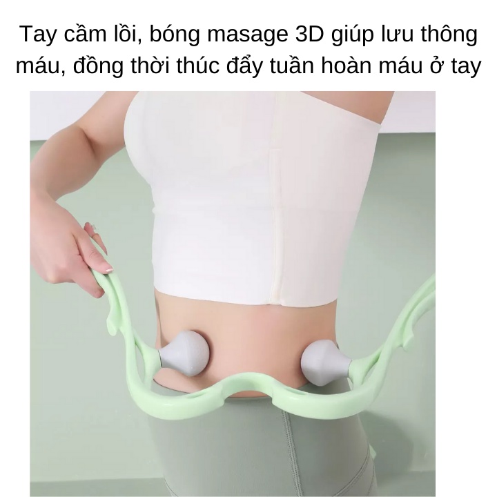 Dụng Cụ Massage Cột Sống Cổ, Vai Gáy đa năng cầm tay tiện dụng