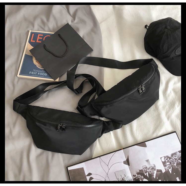 Túi bao tử kiểu đeo chéo nam nữ đựng ipad ulzzang phong cách Hàn Quốc | BigBuy360 - bigbuy360.vn