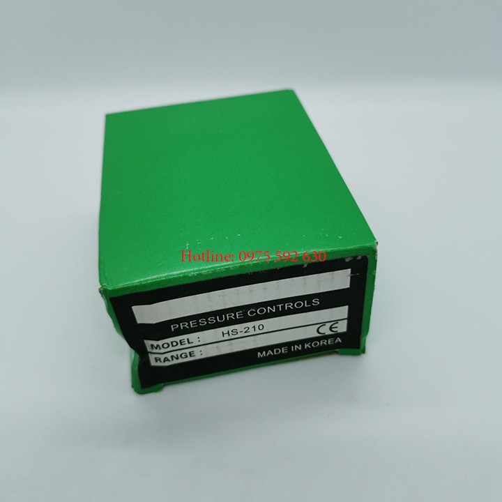 Rơ le áp xuất nước rơ le áp lực công tắc áp xuất HS210 korea áp max 10kg
