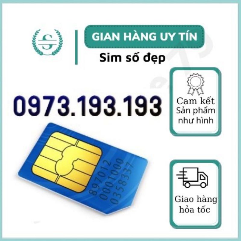 Sim viettel 0973.193.193 - sim taxi - sim số đẹp