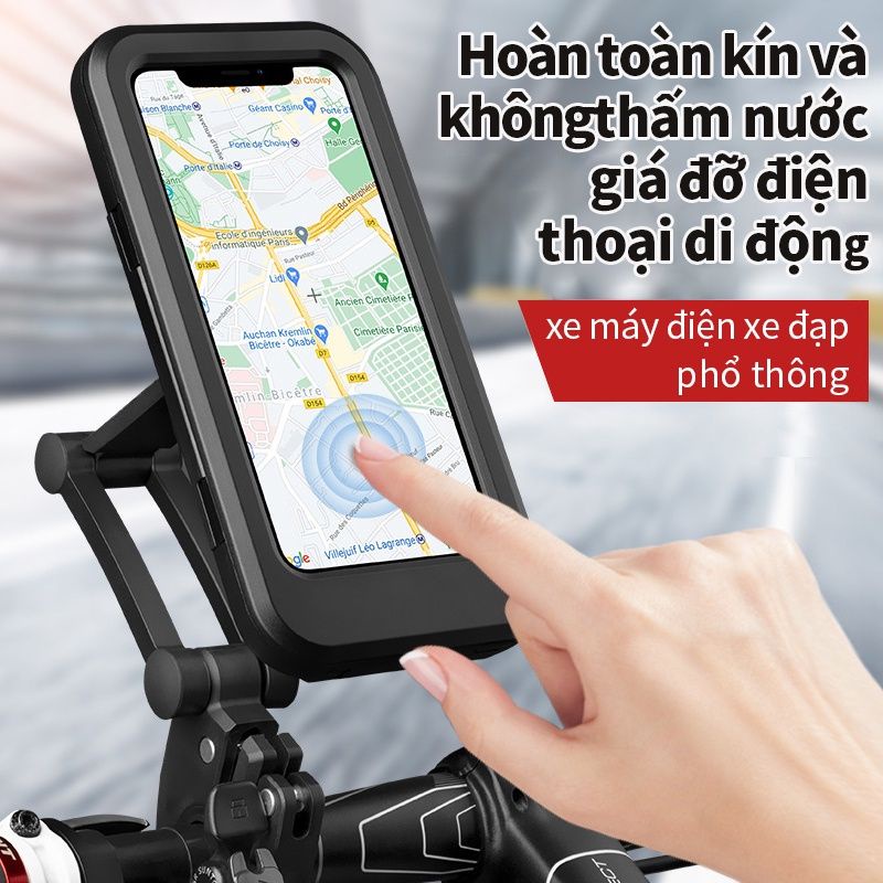 Giá Đỡ Điện Thoại Gắn Xe Đạp M3 chống nước  - Kẹp Điện Thoại Gắn Xe Đạp xoay