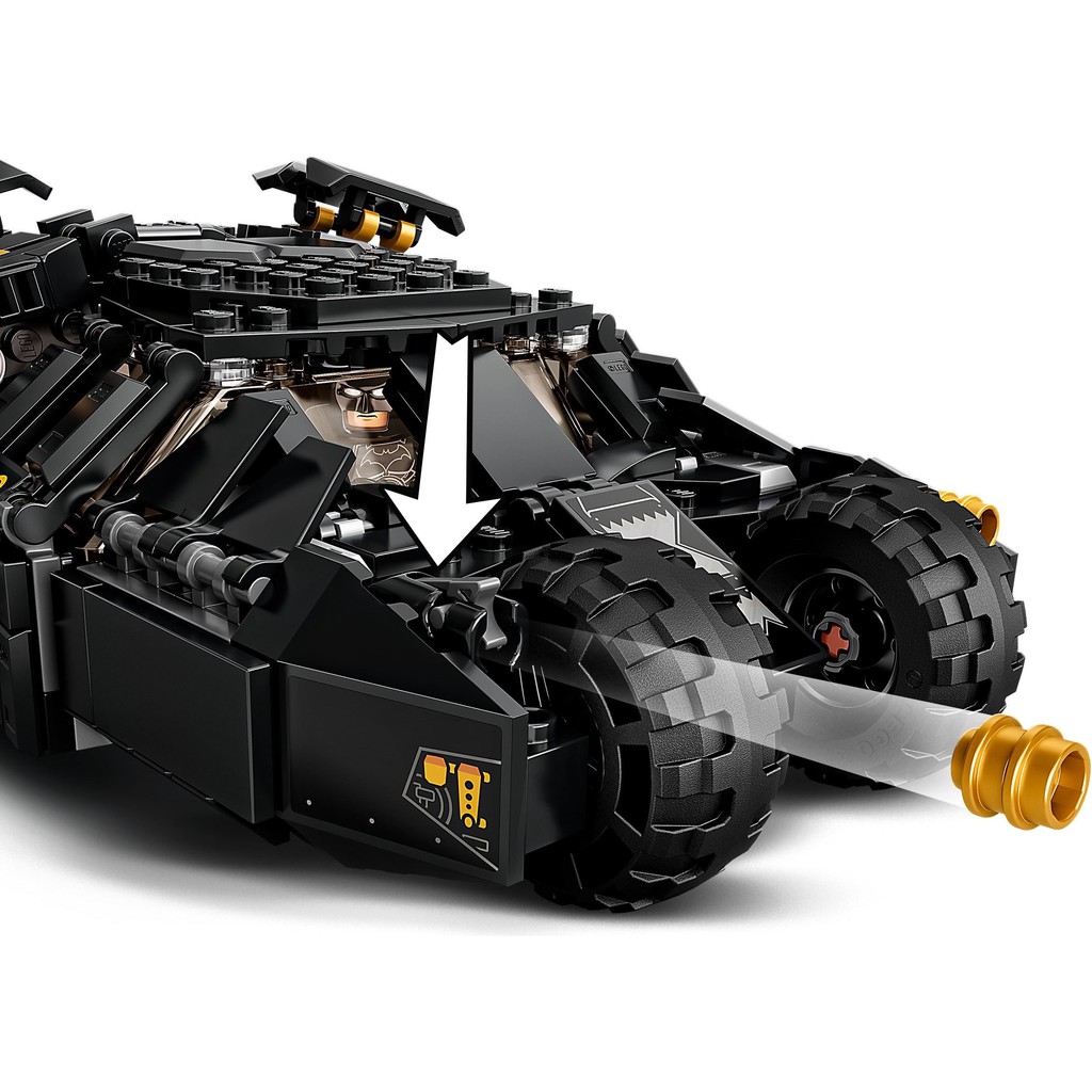 76239 Đồ chơi lắp ráp Iego Super Heroes Batmobile Tumbler Scarecrow Showdown - Xe bọc thép "từ phim Người dơi"
