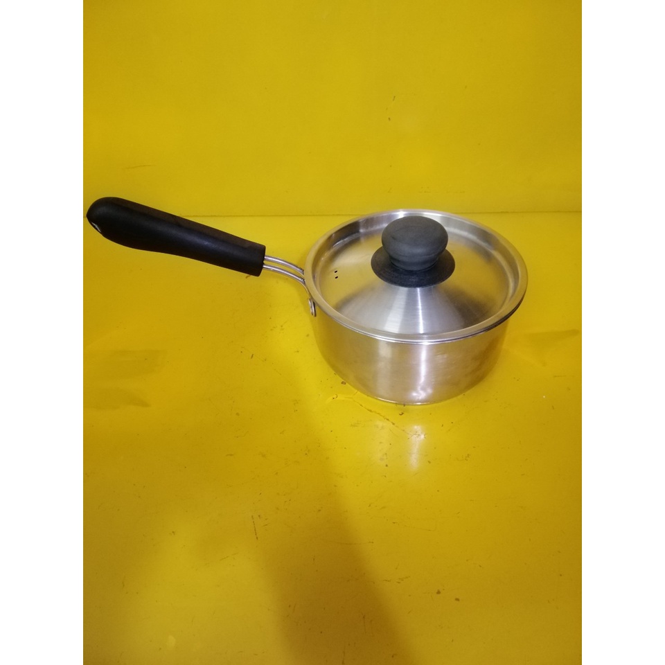 Quánh inox nội địa Nhật, size 17cm, cao 8cm (mã 638), Dùng được bếp từ