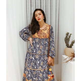 ORDER | Boho Style | Váy boho vintage hoa nhí dáng dài