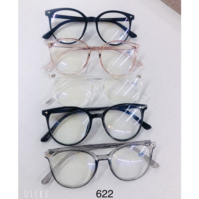 Gọng Kính Mắt Tròn Nam Nữ TAMANHEYEWEAR Kiểu Dáng Hàn Quốc Đã Có Sẵn Mắt Không Độ