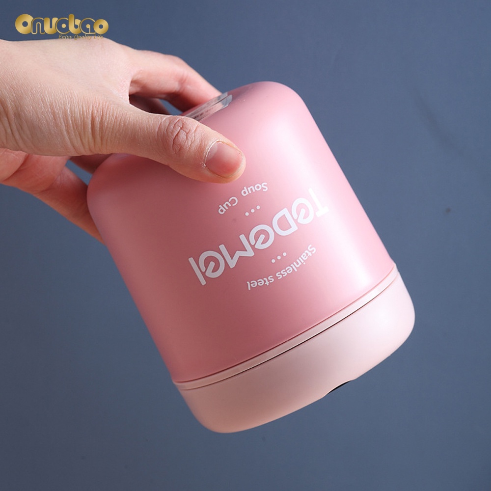 Onuobao Hộp đựng thức ăn giữ nhiệt bằng thép không gỉ 304 sức chứa 530ml