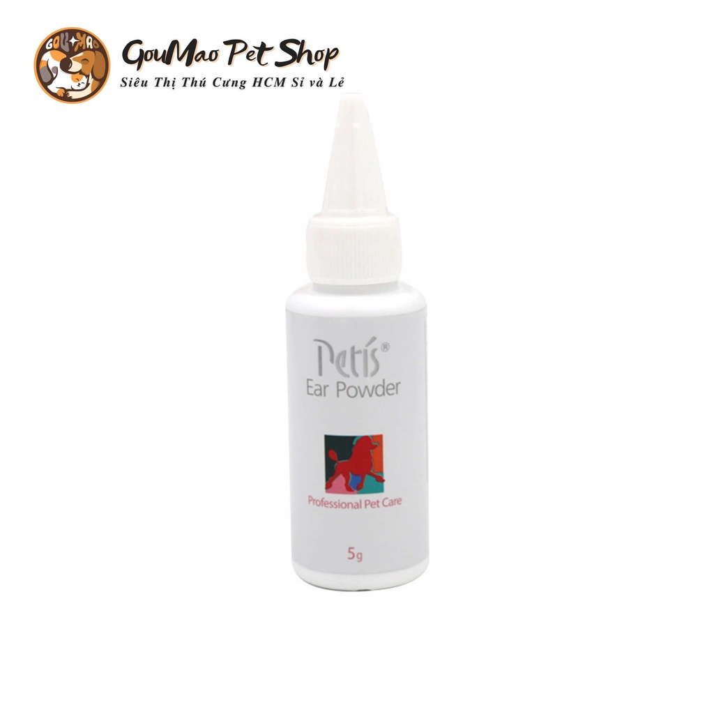 [Giá hủy diệt] Bột Nhổ Lông Tai Cho Chó Mèo Petis Ear Powder 5g - GOUMAO PET