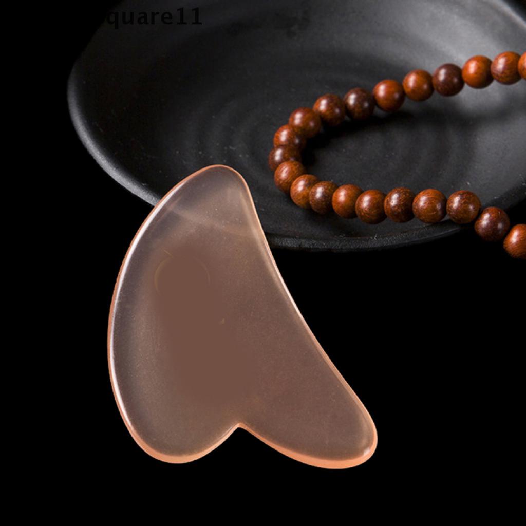 [Goldsquare11] Đĩa Cạo Đá Ngọc Bích Tự Nhiên Mát Xa Mặt